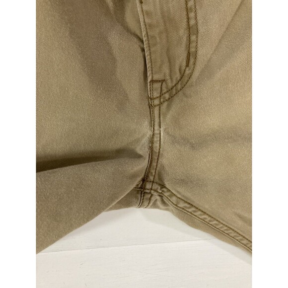 Flawed Levi’s Pants Men’s 38x36 Khaki Cargo Distressed Twill Straight Leg - Picture 8 of 16